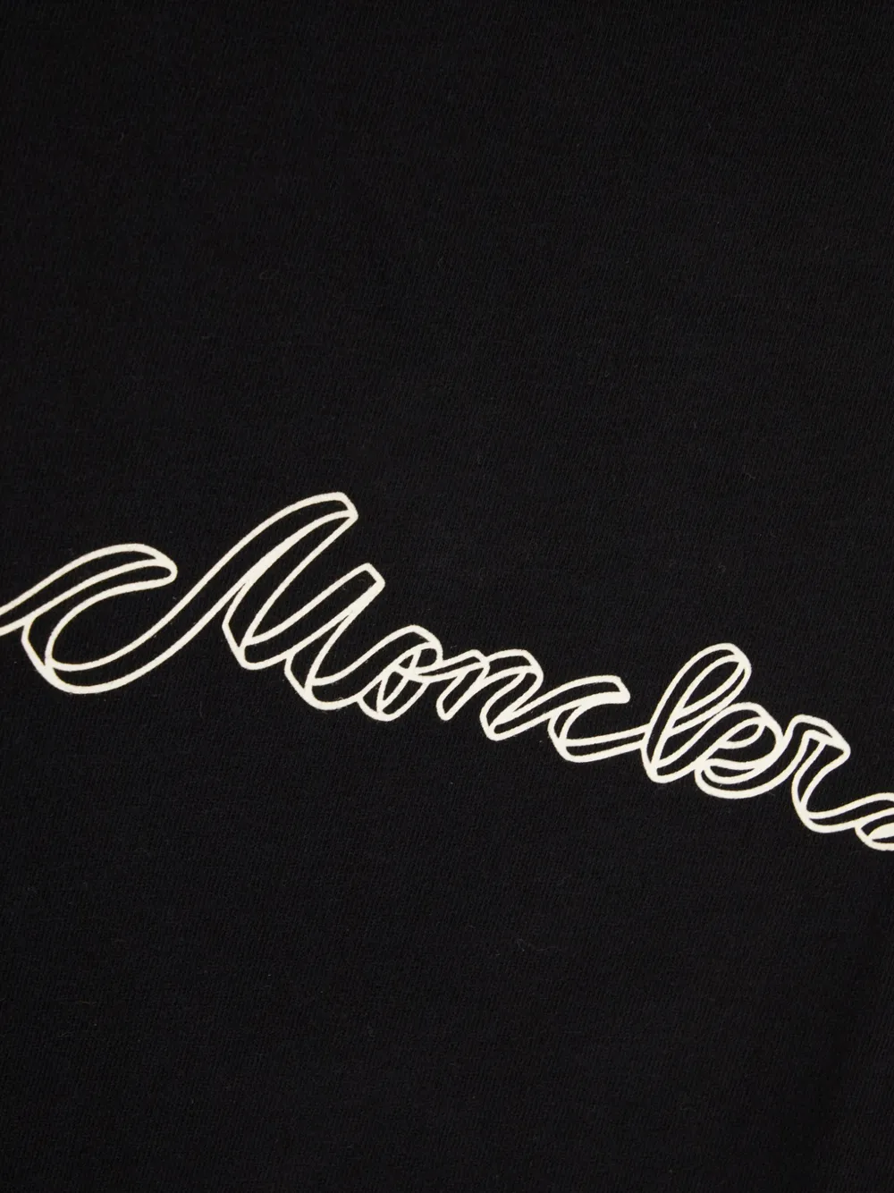  Moncler Logo-detail T-shirt - Black 
