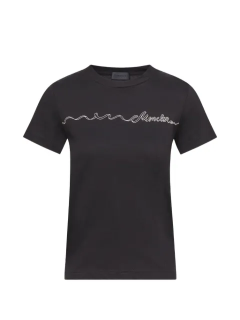 Moncler ribbon logo cotton T-shirt