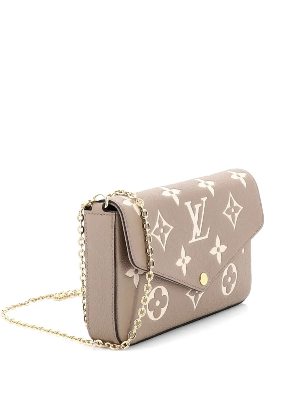 Louis Vuitton Pre-Owned Felicie Pochette Bicolor Monogram Empreinte Giant crossbody bag - Toni neutri