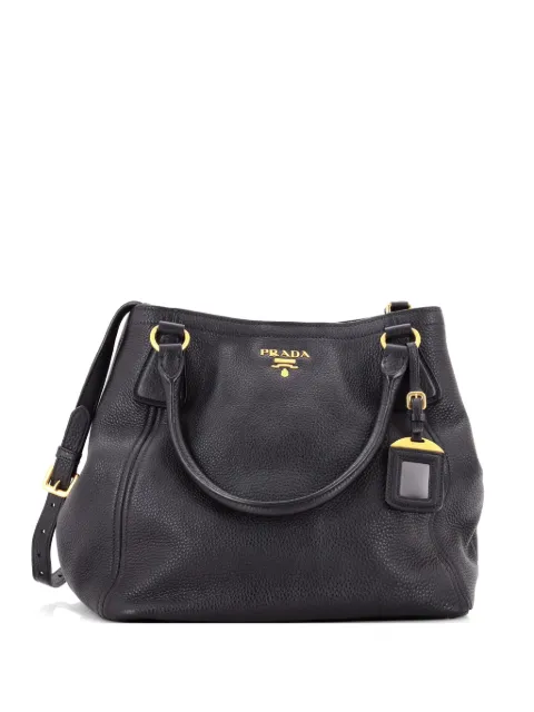 Prada Pre-Owned Convertible Leather Medium satchel