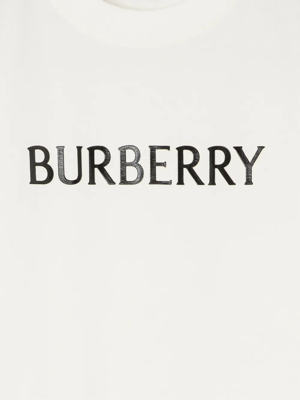 Burberry T-shirt met logo Beige