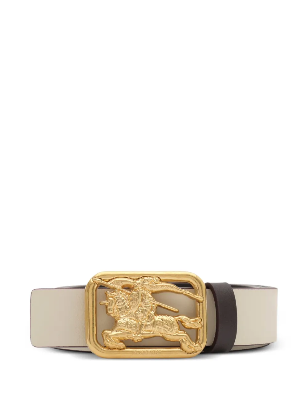  Burberry Reversible Leather Rider Belt​ - Neutrals 
