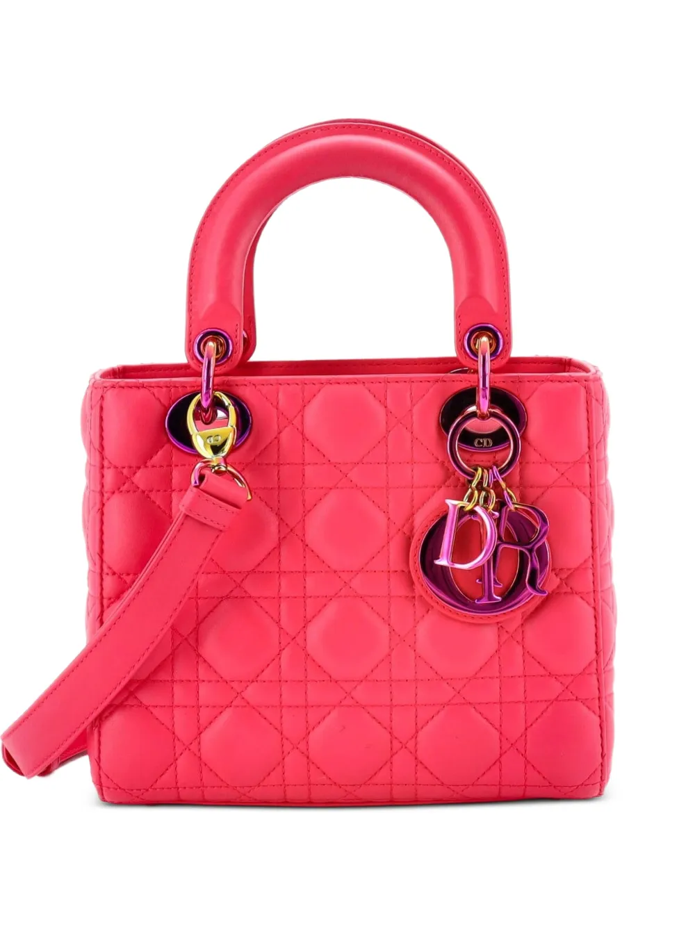 Christian Dior Pre-Owned Borsa a tracolla Lady Dior - Rosa