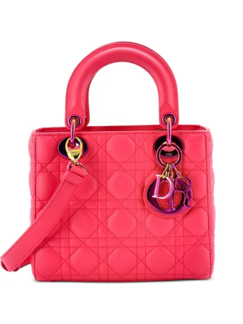 Christian Dior Pre-Owned レディ ディオール カナージュ サッチェルバッグ S