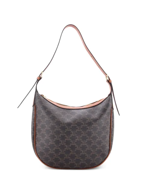 Celine Pre-Owned Heloise Bag Triomphe Coated Canvas Medium shoulder bag