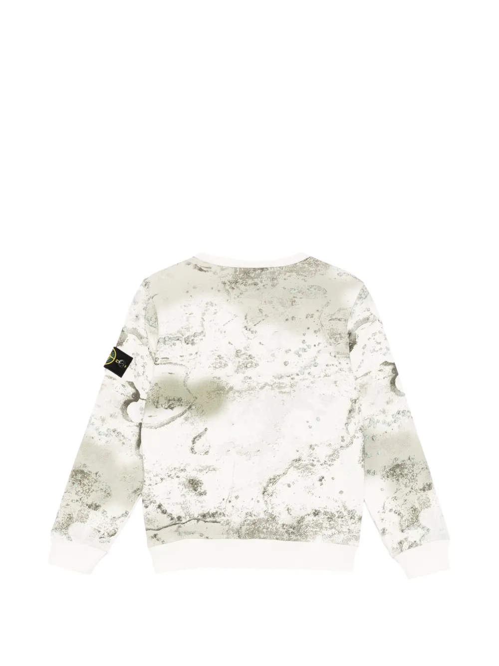 Stone Island Junior Top met patroon en patch Wit