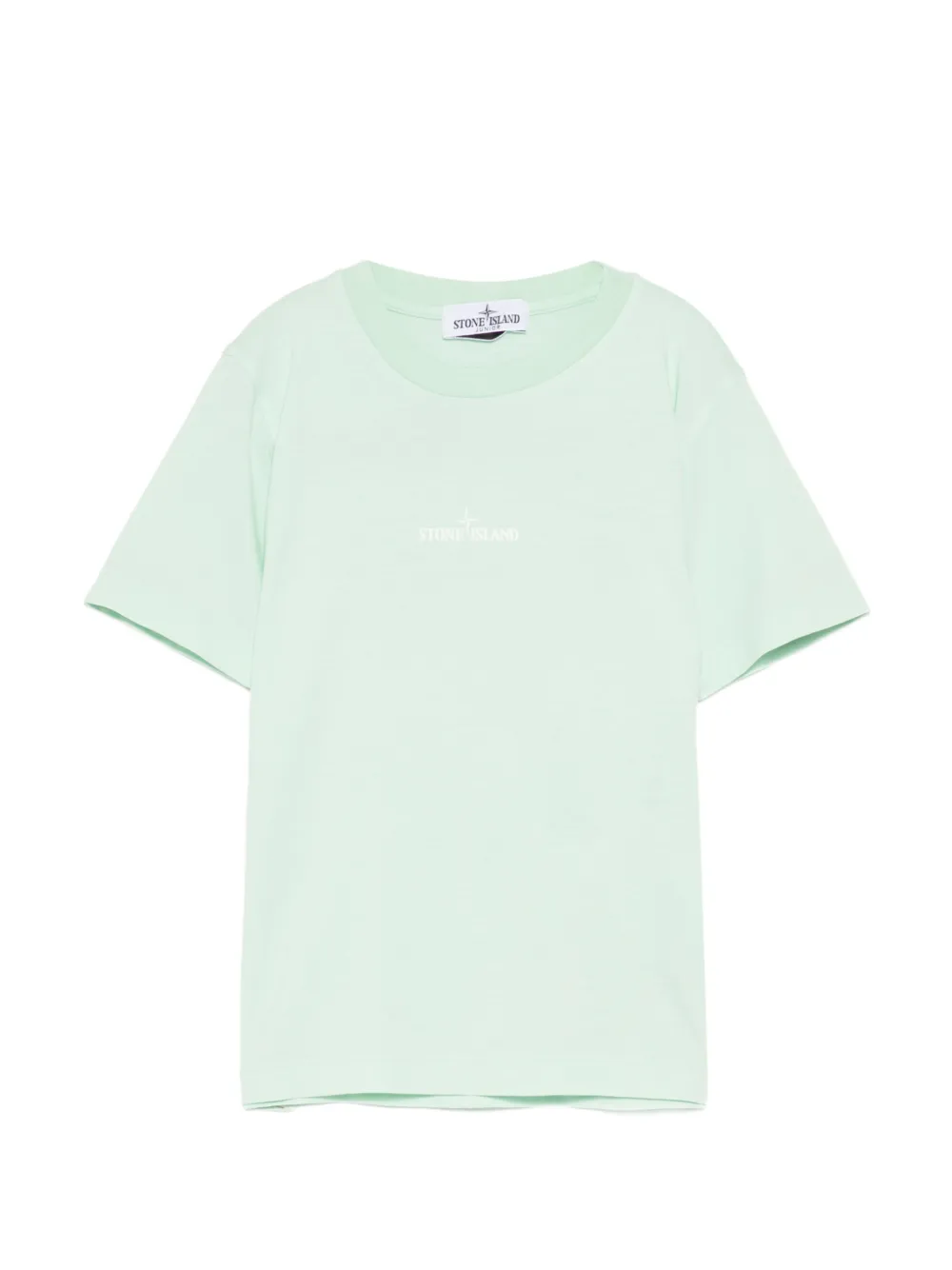 Stone Island Junior logo-printed T-shirt - Grün