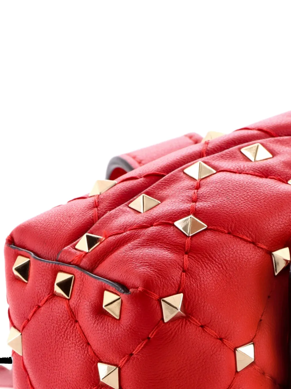Rockstud Spike Turnlock Quilted Leather Belt Bag