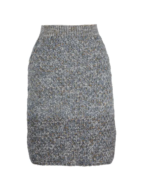 M Missoni Vintage falda midi con diseño tejido