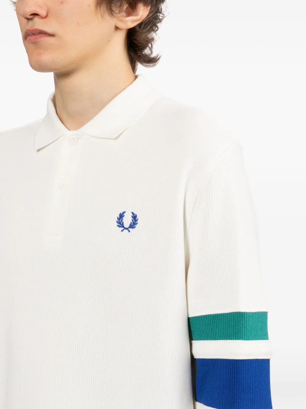 Fred Perry Poloshirt met lange mouwen Beige