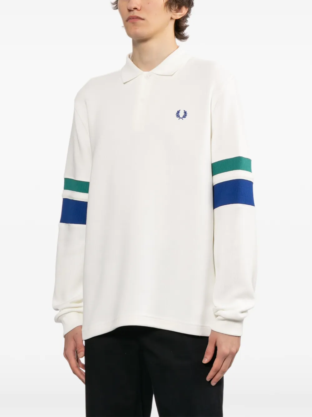 Fred Perry Poloshirt met lange mouwen Beige