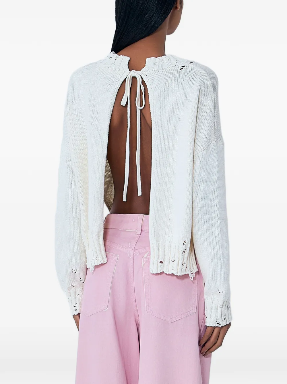  Marni Jersey De Canalé - Neutro 