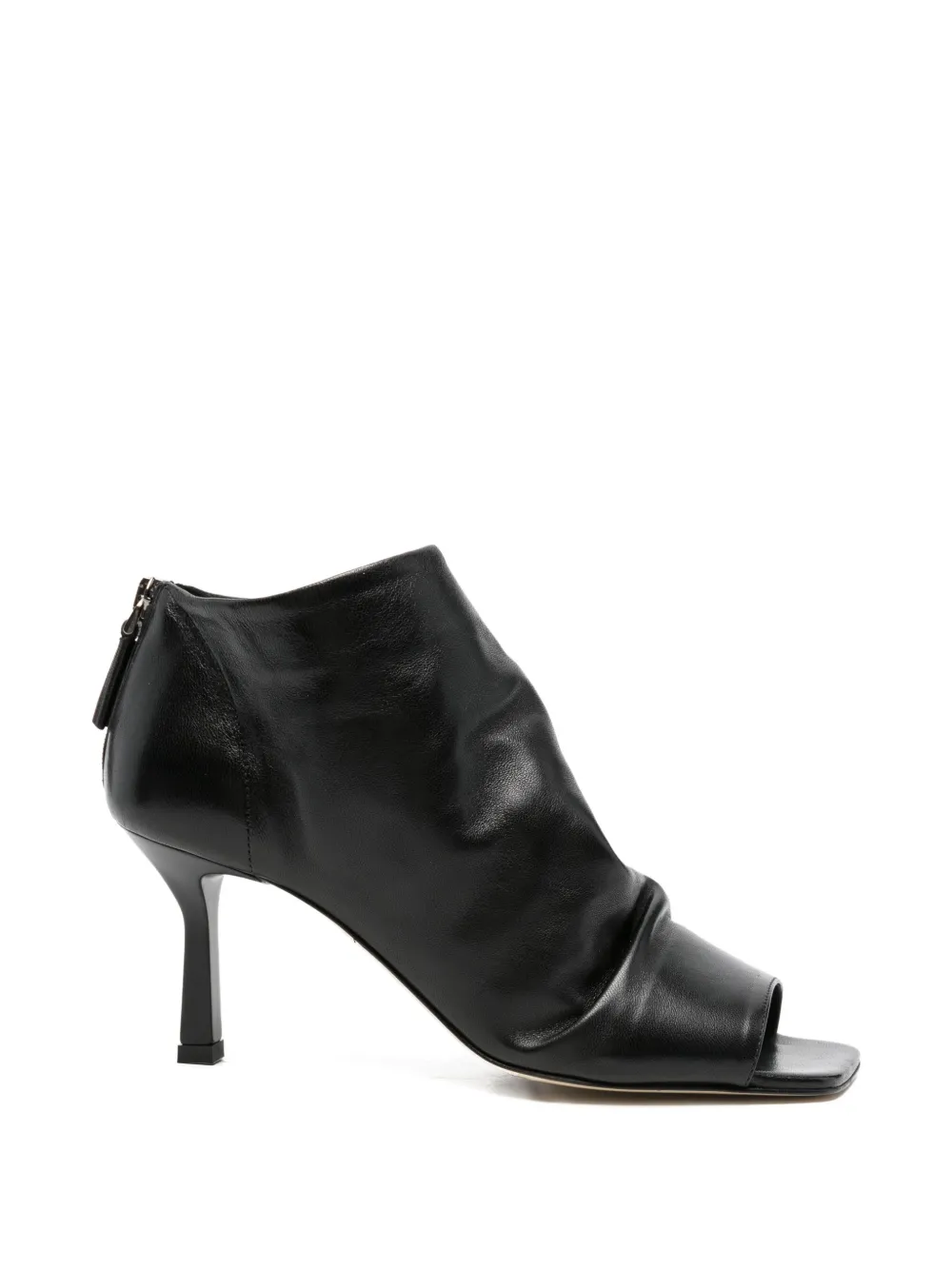 The Seller square open-toe boots - Nero