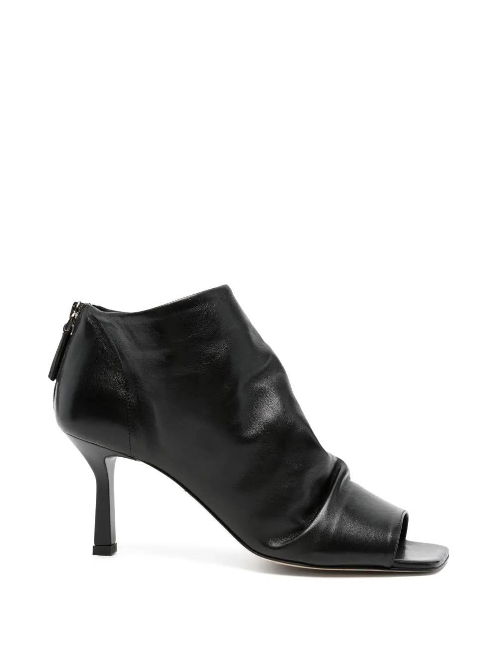 The Seller square open-toe boots - Nero