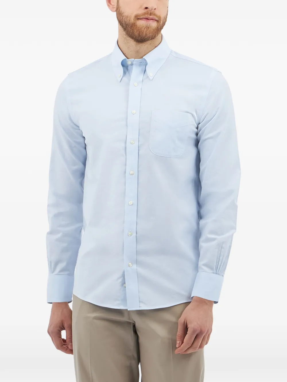Brooks Brothers button-fastening down-collar shirt - Blau