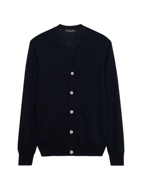 Brooks Brothers V-neck ribbed cardigan