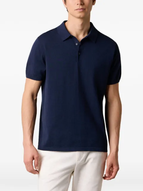 Brooks Brothers button-fastening knitted polo shirt