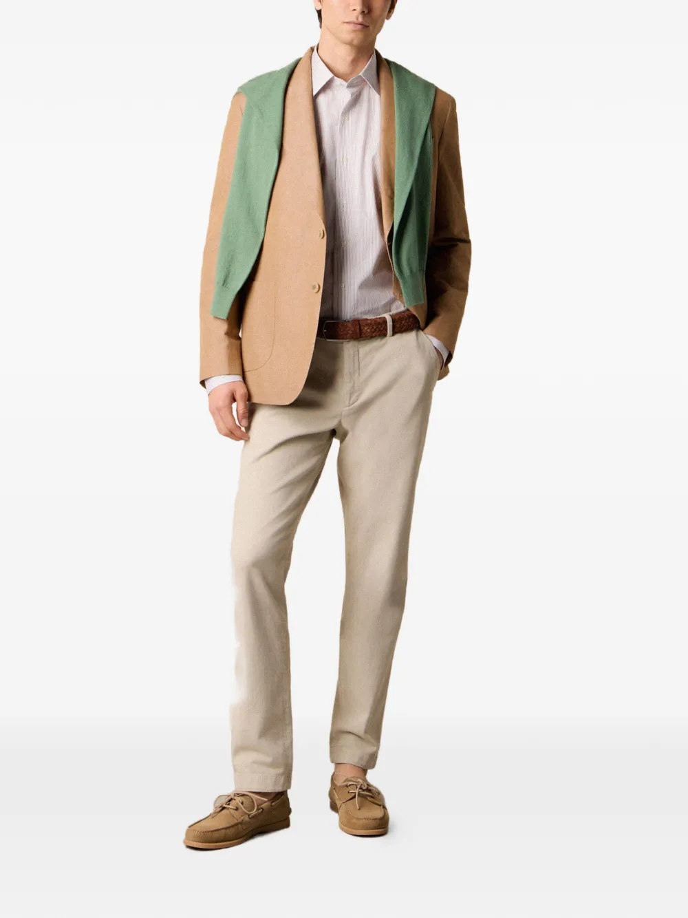 Brooks Brothers Gestreept overhemd Beige