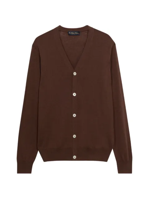 Brooks Brothers V-neck ribbed cardigan