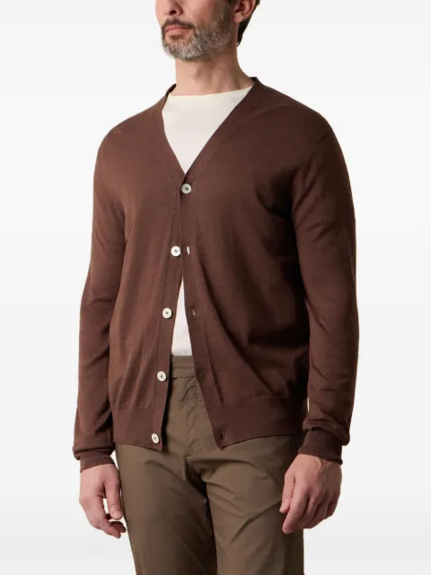 Brooks Brothers V-neck ribbed cardigan