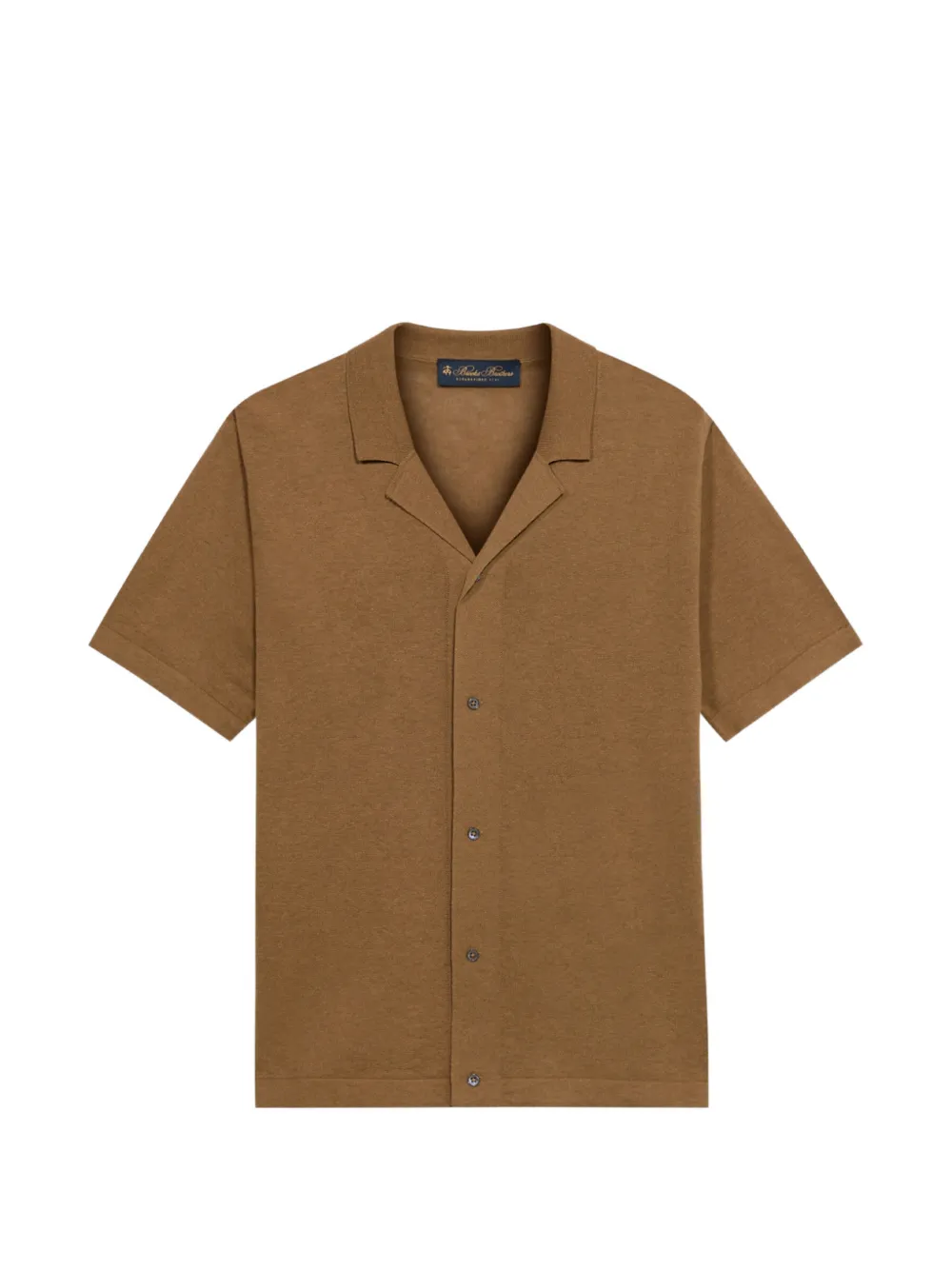 Brooks Brothers Gestricktes Hemd - Braun