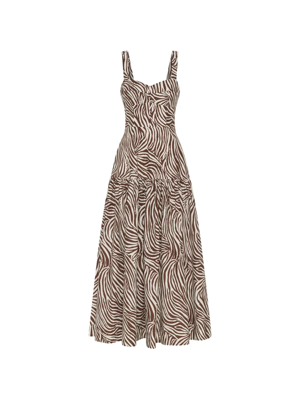 Nicholas Valeria printed mini dress - Marrone