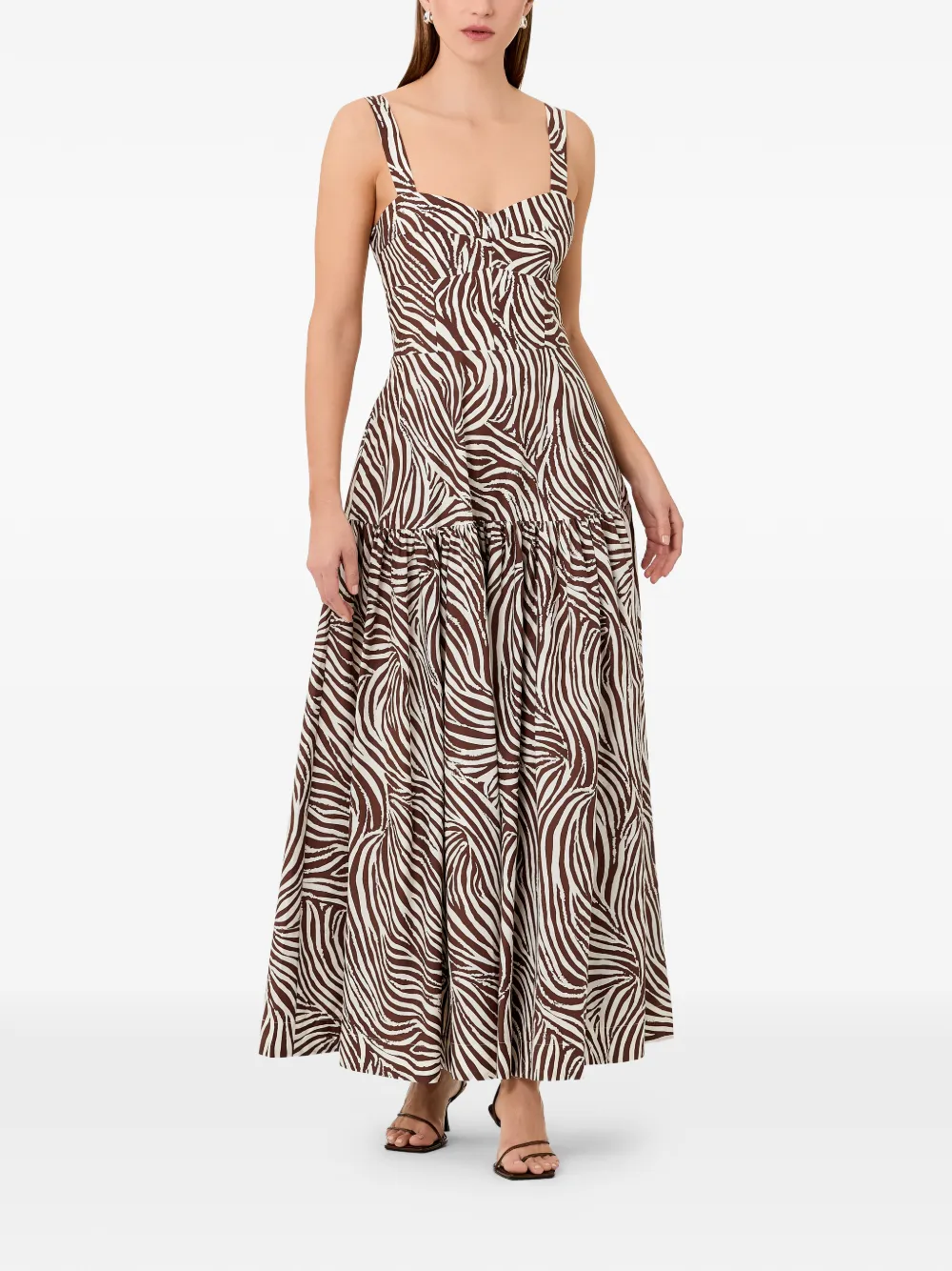 Nicholas Valeria Printed Mini Dress - Brown 