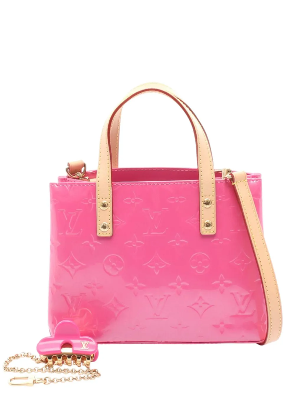 Louis Vuitton Pre-Owned 2010-2026 Monogram Vernis Hairclip Reade PM satchel - Rosa