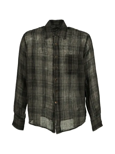 OUR LEGACY Above checked pocket shirt