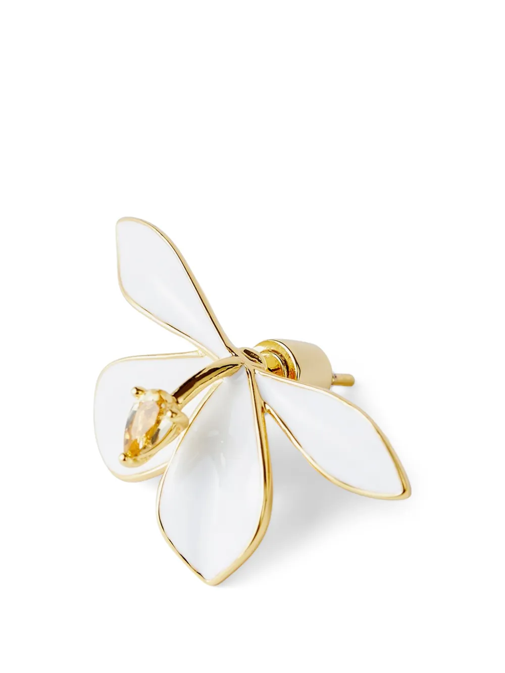  Shanghai Tang Ginger Flower Earrings - Gold 