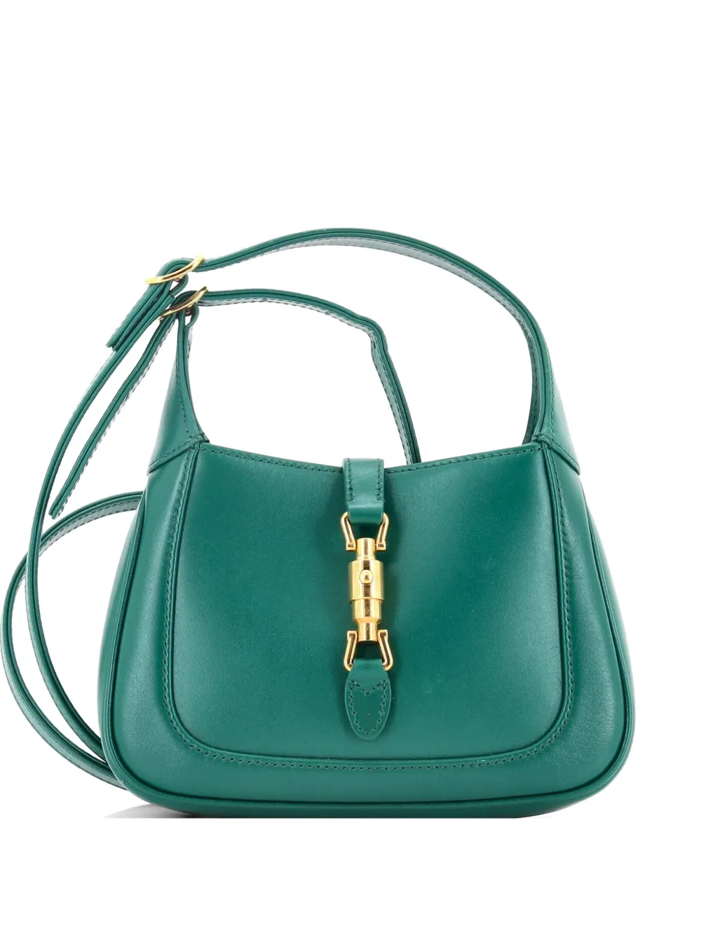 Gucci Pre-Owned Borsa passepartout Jackie 1961 mini in pelle - Verde