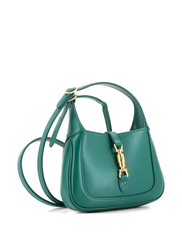 Gucci Pre-Owned Jackie 1961 Leather Mini Hobo Bag | Green | FARFETCH