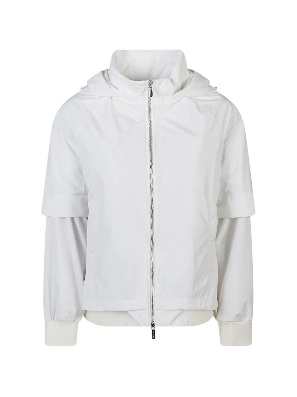Moorer Talitha hooded jacket - Bianco