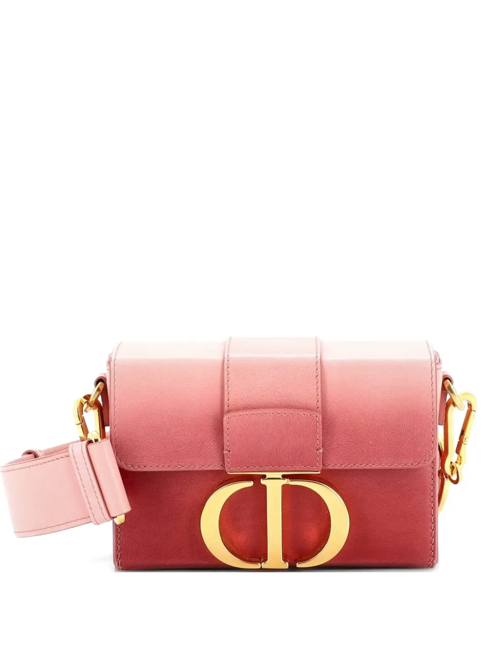 Christian Dior Pre-Owned Borsa a spalla 30 Montaigne in pelle con effetto sfumato - Rosa