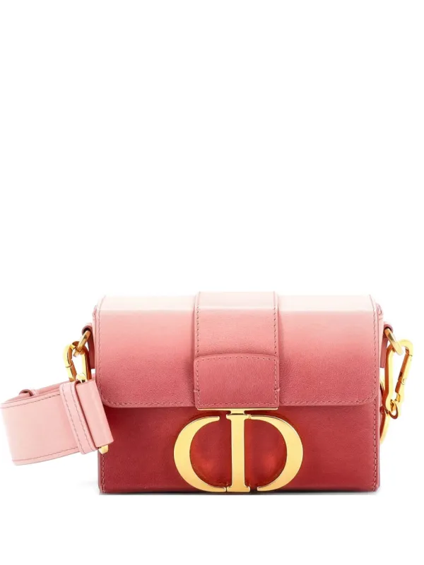 Christian Dior Pre-Owned モンテーニュ ボックス 30 オンブレ レザー 