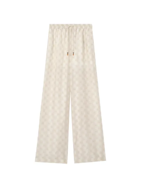 Burberry Knight Checkerboard silk pyjama trousers