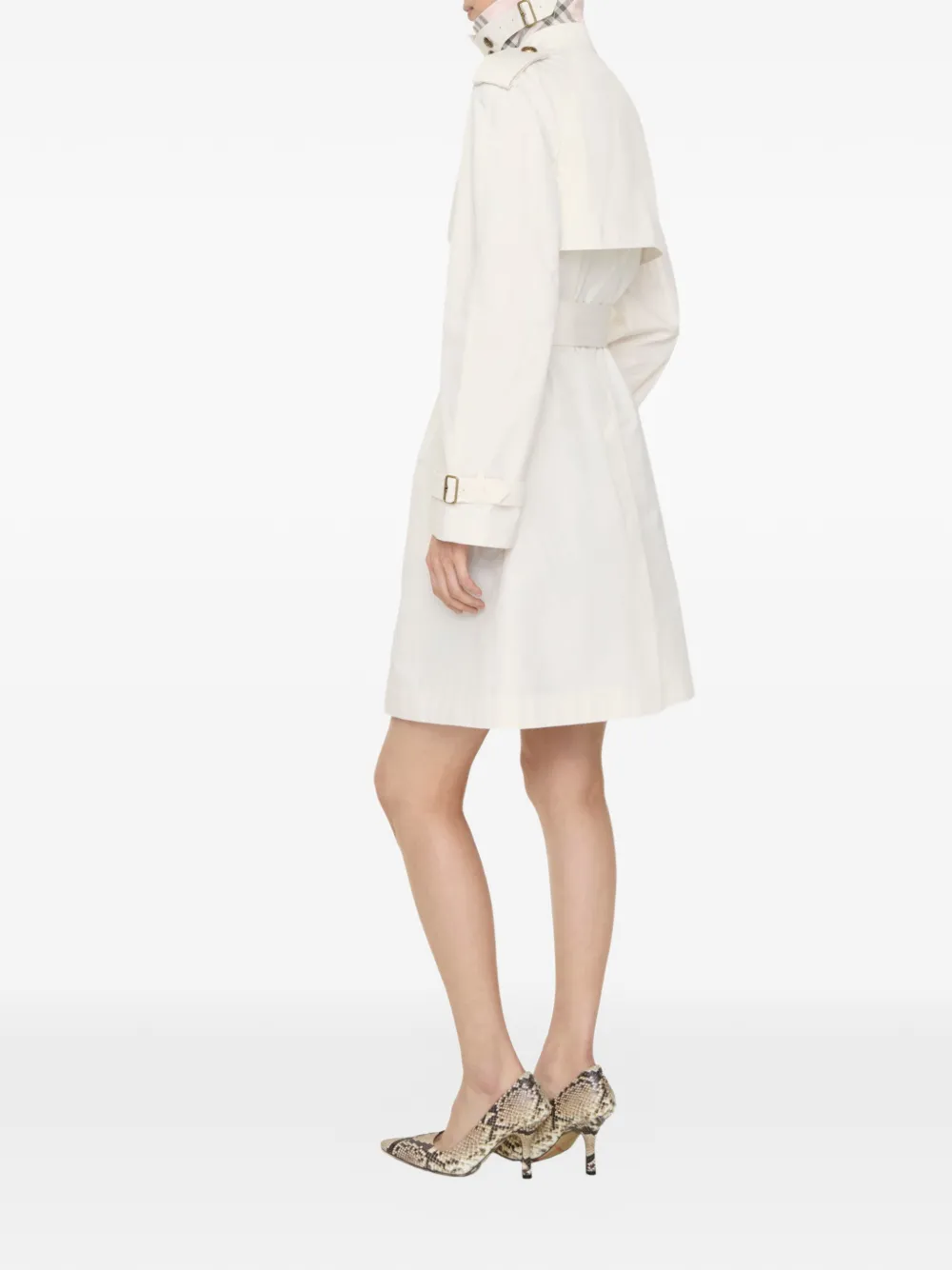 Burberry Halflange lichtgewicht katoenen Belgravia trenchcoat Beige