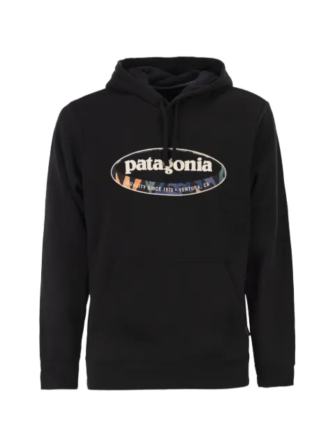 Patagonia logo-print hoodie