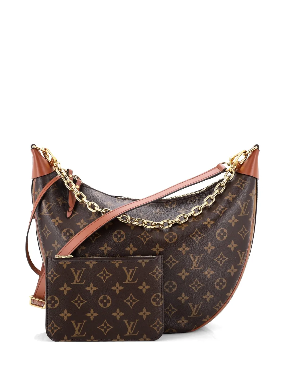 Louis Vuitton Pre-Owned Loop Reverse Monogram Canvas hobo bag - Marrone