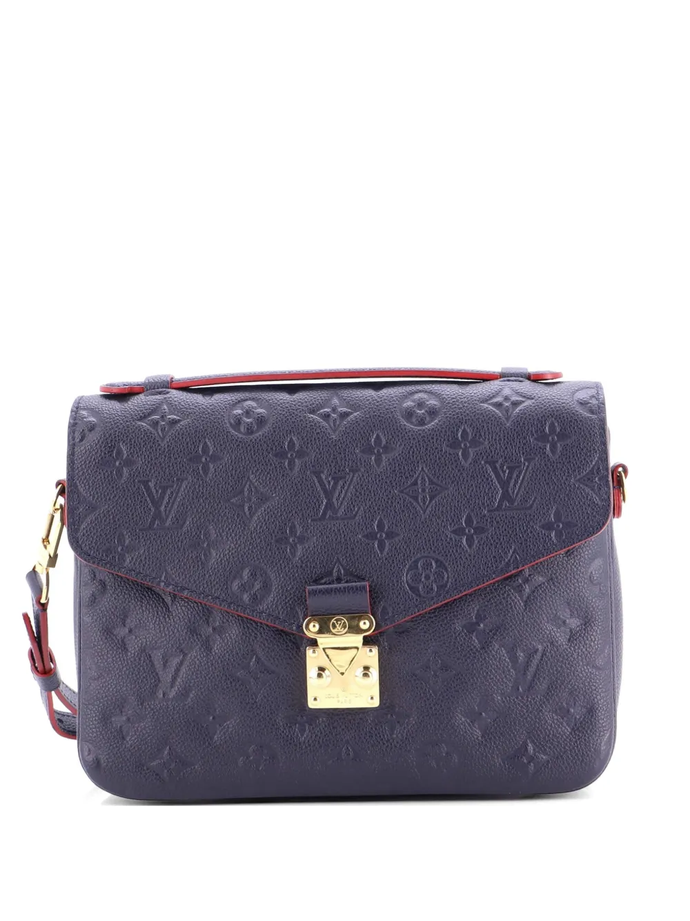 Louis Vuitton Pre-Owned Pochette Metis Monogram Empreinte Leather crossbody bag - Blu