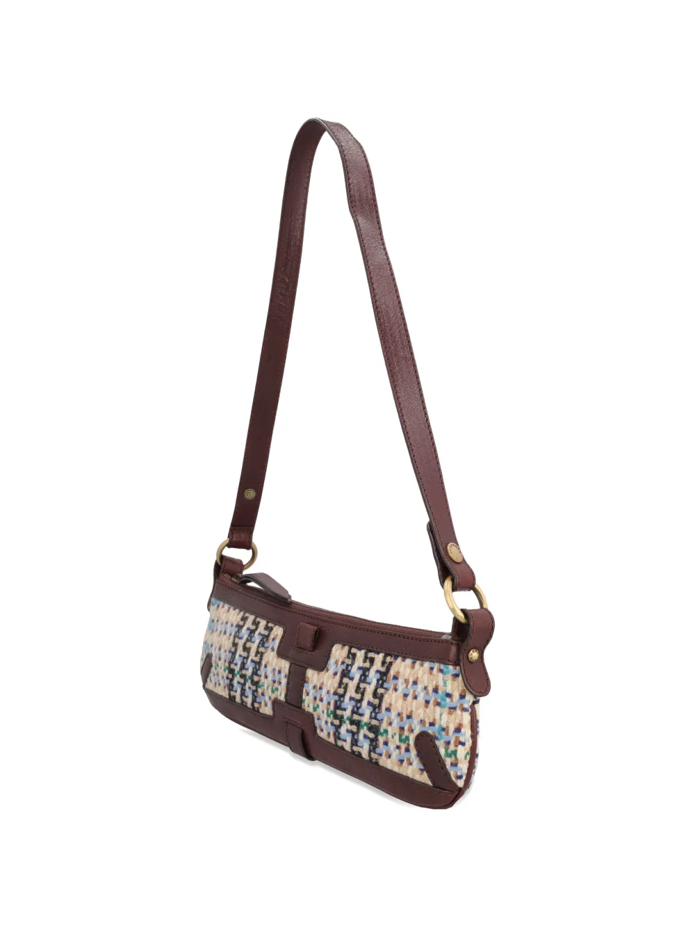 Burberry Pre-Owned tweed patterned shoulder bag - Toni neutri