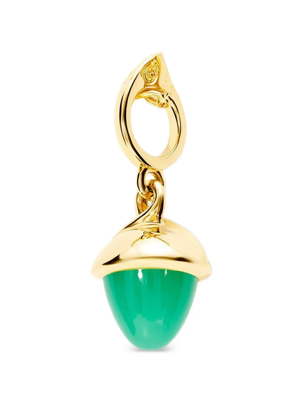 TAMARA COMOLLI chrysoprase pendant - Gold