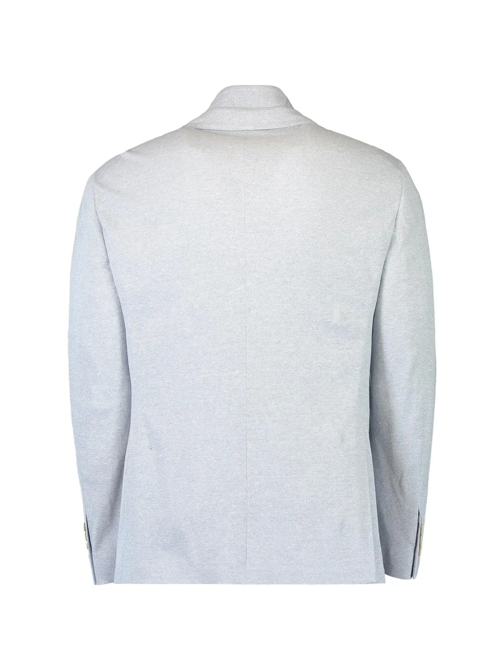 Eleventy Jack met enkele rij knopen en kraag Blauw