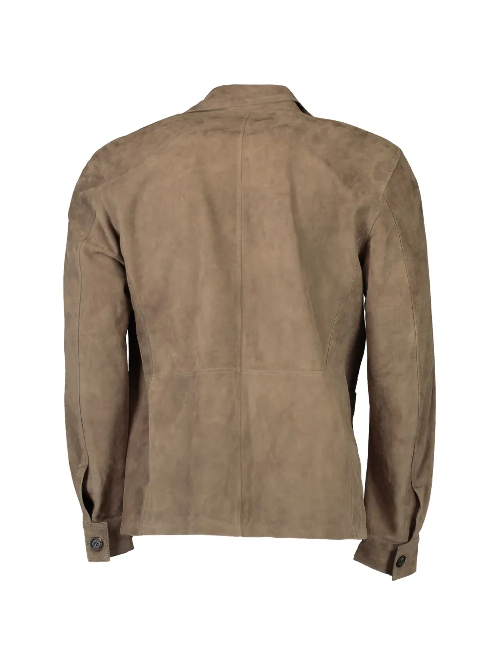 Eleventy Shirtjack met knopen Beige