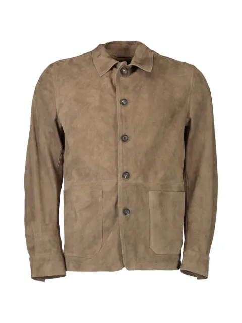 Eleventy Button front shirt jacket