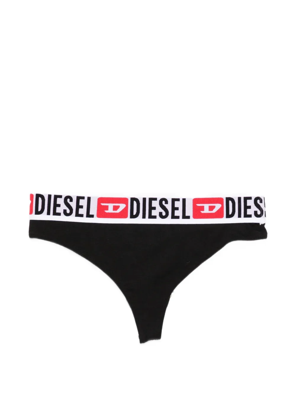  Diesel Ufst-stars Logo-print Briefs (set Of Three) - Black 