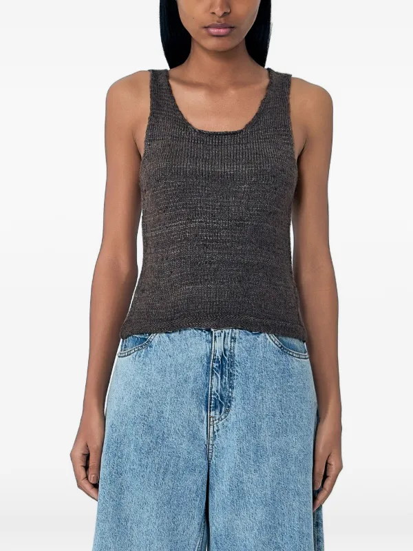OUR LEGACY Solo Tank in Brown