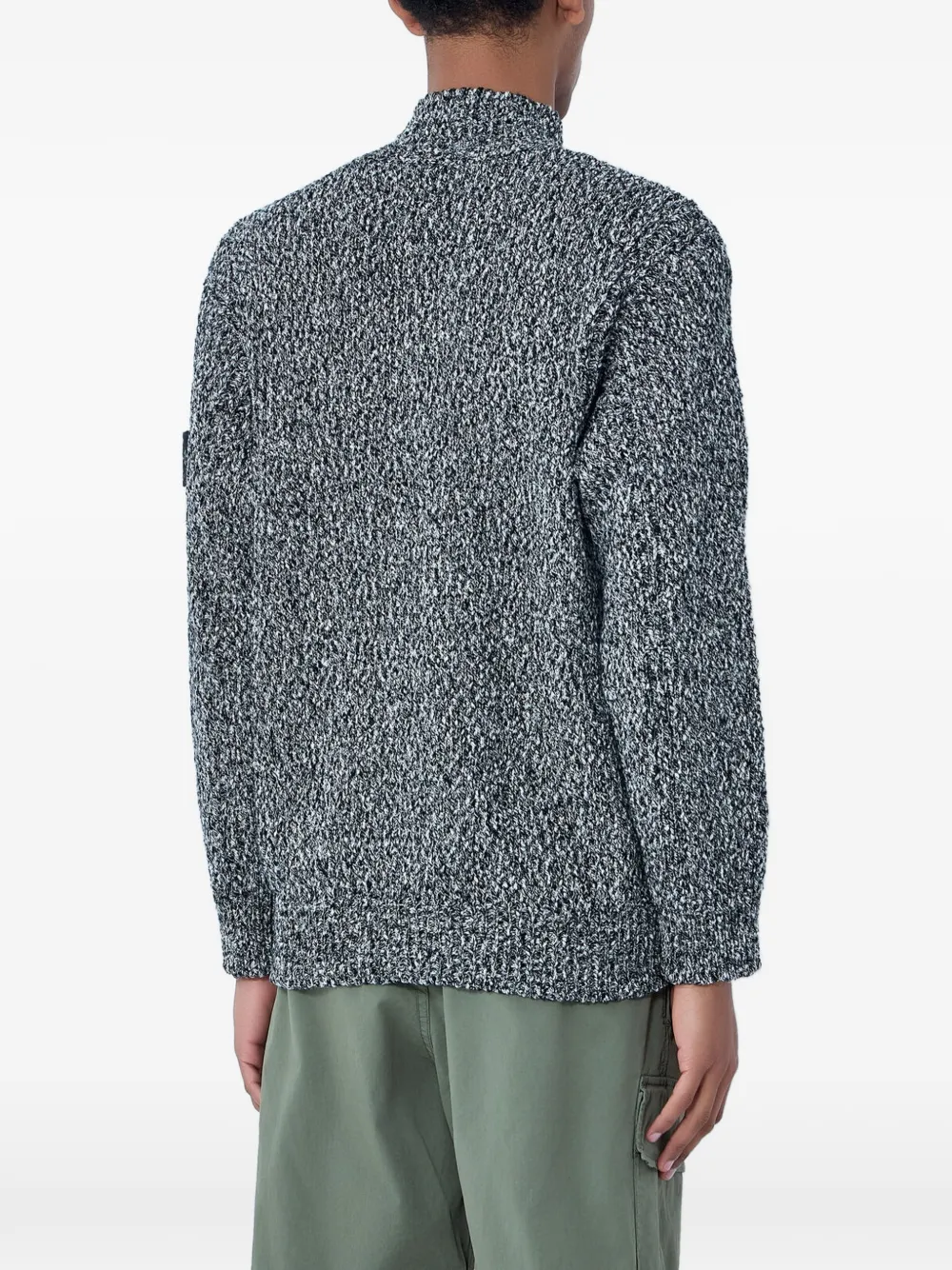 Stone Island Trui met halve rits Zwart