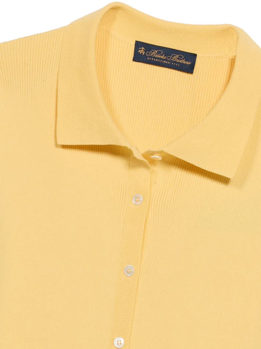  Brooks Brothers Rib-knit Shirt - Yellow 