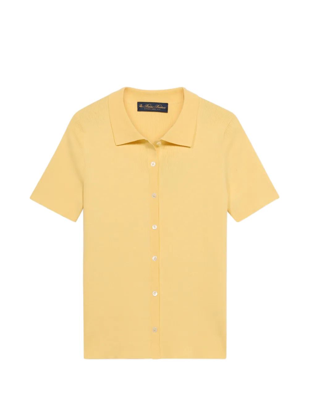 Brooks Brothers rib-knit shirt - Gelb